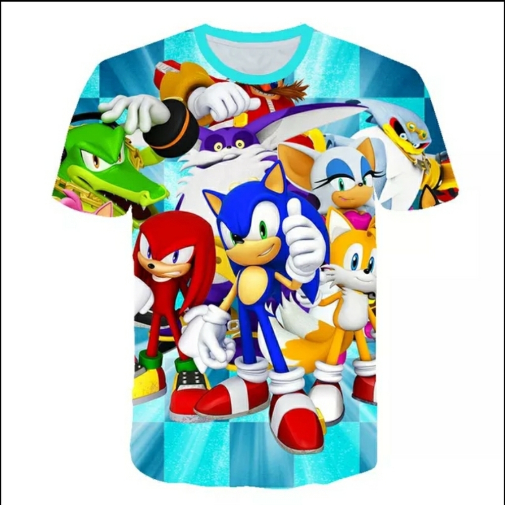 Kids Summer T-shirt Sonic and Friends